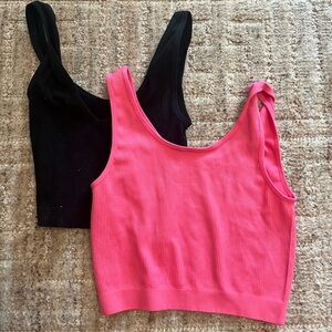 CROP RIBBED TANK BUNDLE SIZE XS
